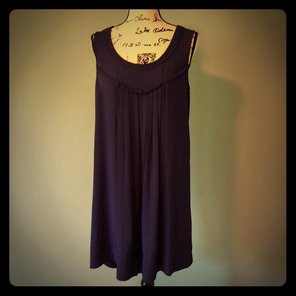Anthropologie Edme & Esyllte Blue Shift Dress